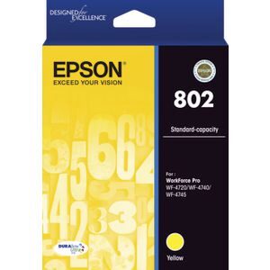 Epson 802 Yellow Genuine Ink Cartridge | Ink Warehouse