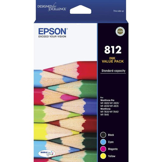 Epson 812 Genuine 4-Ink Value Pack. FREE DELIVERY.