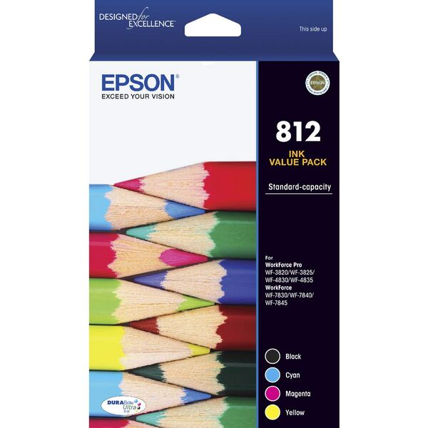 Epson 812 Genuine 4-Ink Value Pack. FREE DELIVERY.