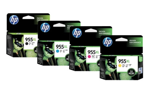 HP 955XL GENUINE VALUE PACK ORIGINAL HIGH CAPACITY 4-INKS