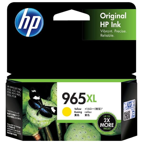 HP 965XL YELLOW GENUINE HIGH CAPACITY INK CARTRIDGE.