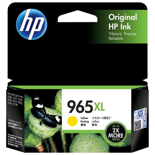 HP 965XL YELLOW GENUINE HIGH CAPACITY INK CARTRIDGE.