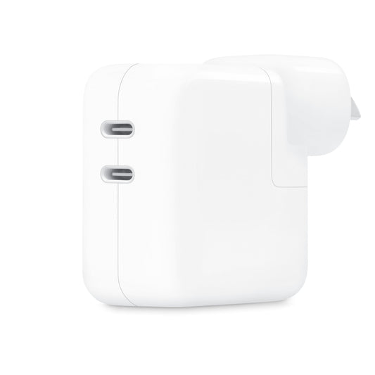 APPLE DUAL USB-C PORT 35W GENUINE POWER ADAPTER