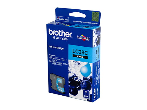 Brother LC38 Cyan Genuine Ink Cartridge