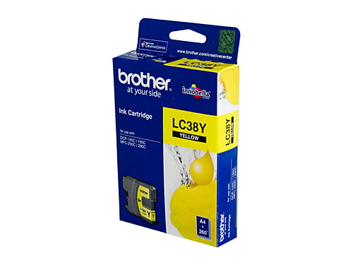 Brother LC38 Yellow Genuine Ink Cartridge