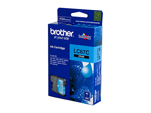 Brother LC67 Cyan Genuine Ink Cartridge
