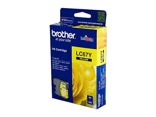 Brother LC67 Yellow Genuine Ink Cartridge
