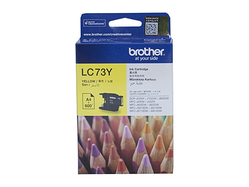 Brother LC73 Yellow Genuine Ink Cartridge