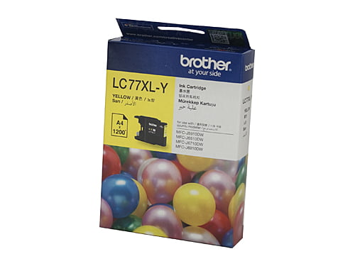 Brother LC77XL Yellow Genuine Ink Cartridge