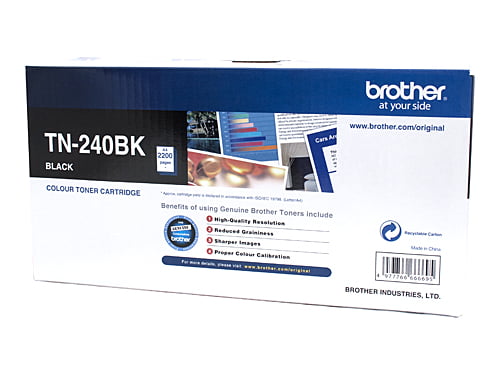 Brother TN240 Black Genuine Toner Cartridge
