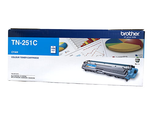 Brother TN251 Cyan Genuine Toner Cartridge