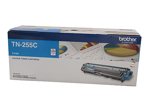 Brother TN255 Cyan Genuine Toner Cartridge
