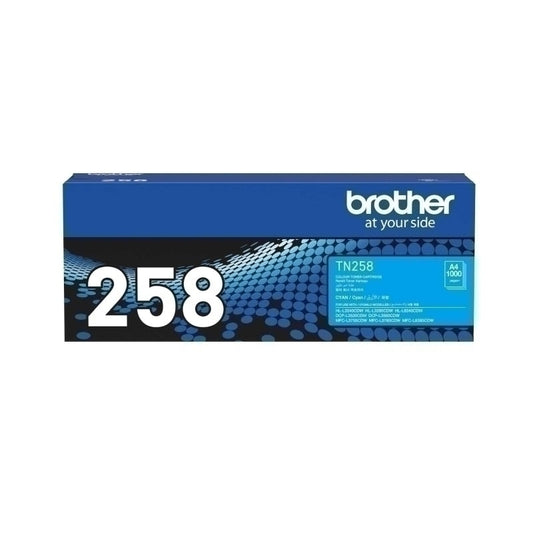 BROTHER TN-258 CYAN GENUINE TONER.