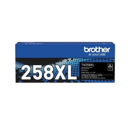 BROTHER TN-258XL GENUINE 4-TONER HIGH YIELD VALUE PACK.