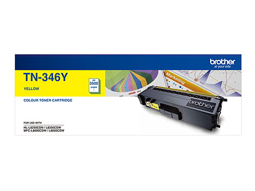 Brother TN346 Yellow Genuine Toner Cartridge