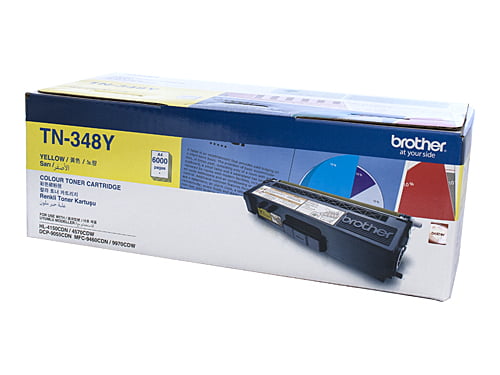 Brother TN348 Yellow Genuine Toner Cartridge