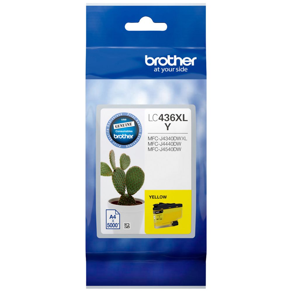 Brother LC-436XL Genuine 3-Ink High Capacity Colour CMY Pack. FREE DELIVERY.