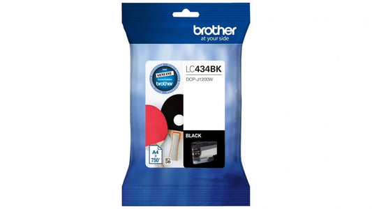 BROTHER LC-434 BLACK GENUINE INK CARTRIDGE.