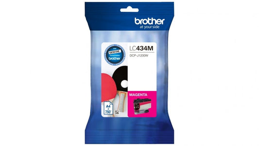 BROTHER LC-434 MAGENTA INK CARTRIDGE.