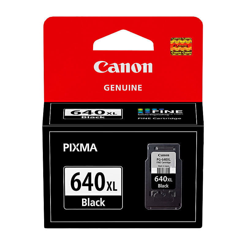 CANON 640XL BLACK GENUINE HIGH CAPACITY INK.