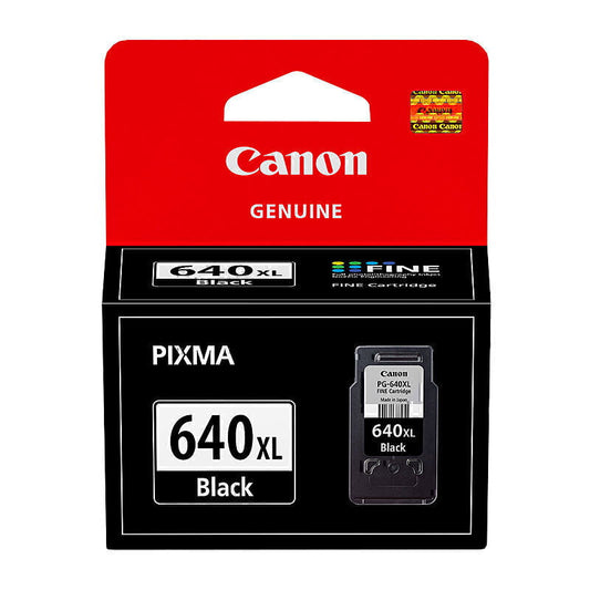 CANON 640XL BLACK GENUINE HIGH CAPACITY INK.