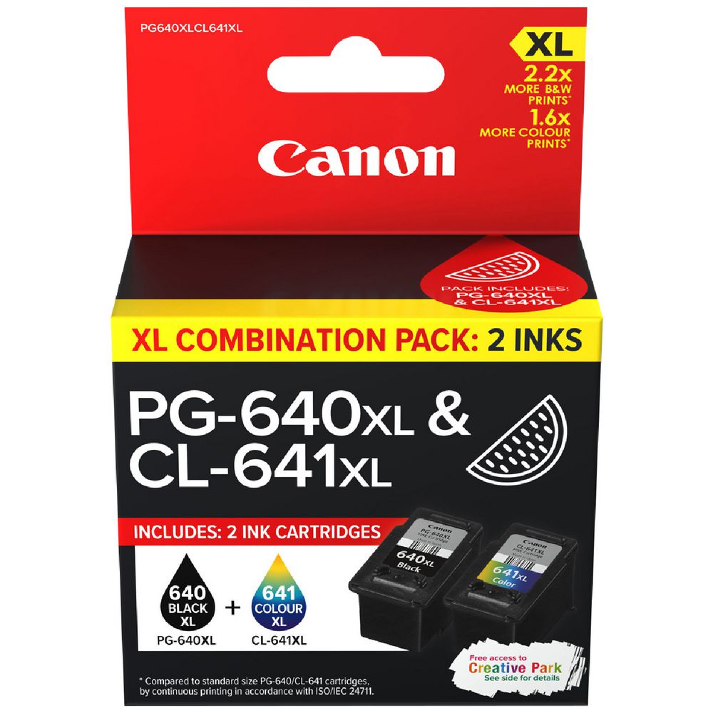 CANON GENUINE PG-640XL & CL-641XL ORIGINAL COMBO PACK. FREE DELIVERY.