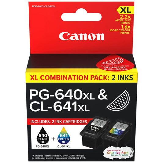 CANON GENUINE PG-640XL & CL-641XL ORIGINAL COMBO PACK. FREE DELIVERY.
