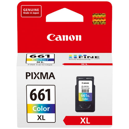 Canon CL-661XL Genuine High Capacity Tri-Colour Ink Cartridge.