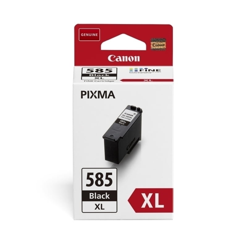 CANON PG-585XL BLACK HIGH CAPACITY GENUINE INK CARTRIDGE.