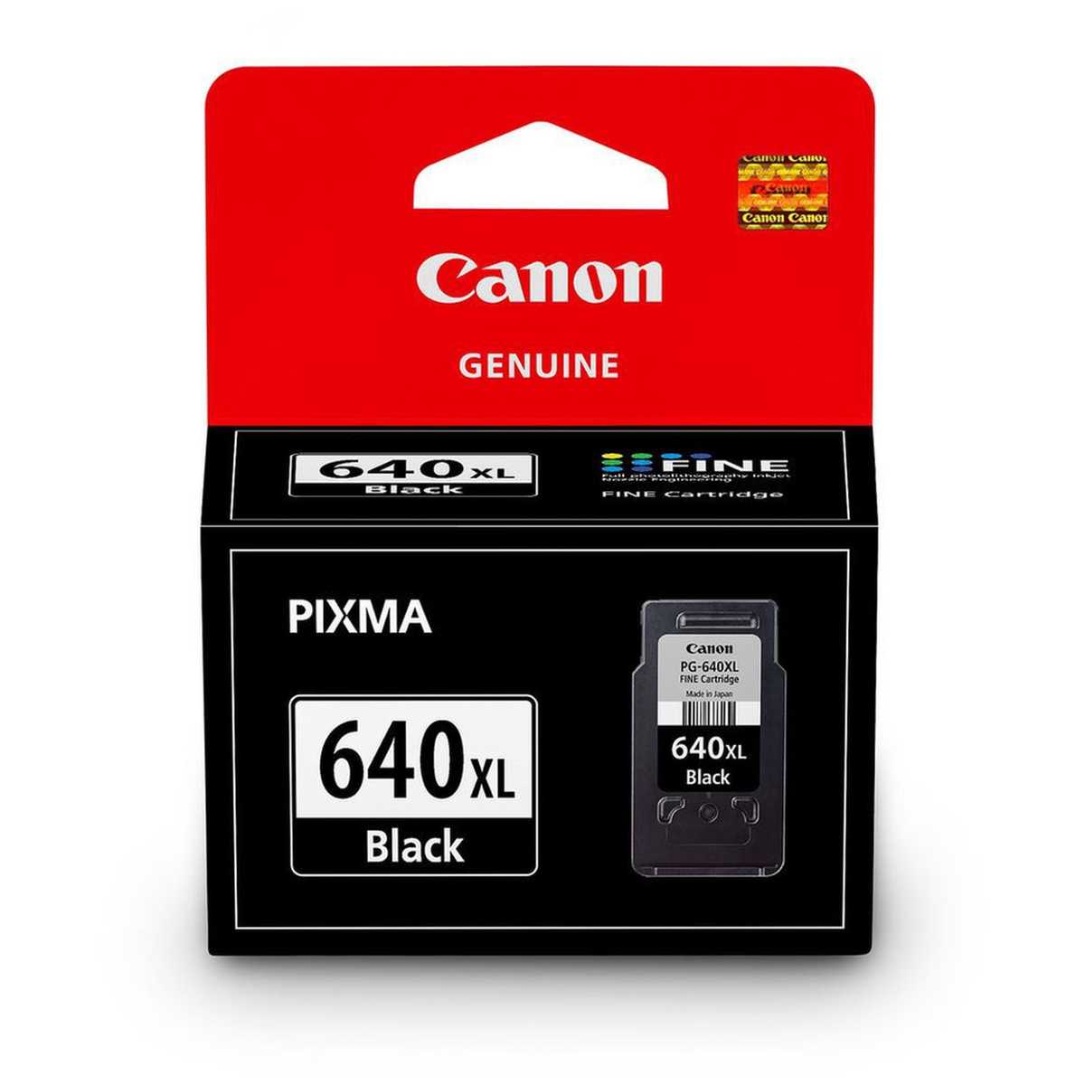 CANON 640XL GENUINE BLACK HIGH CAPACITY ORIGINAL INK