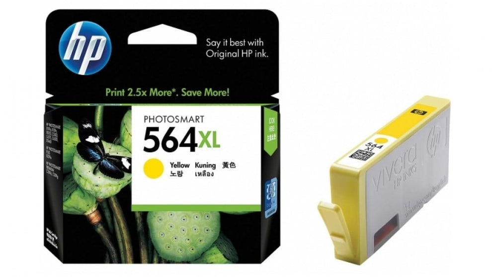 HP 564XL YELLOW GENUINE HIGH CAPACITY INK CARTRIDGE. CB325WA | Ink ...