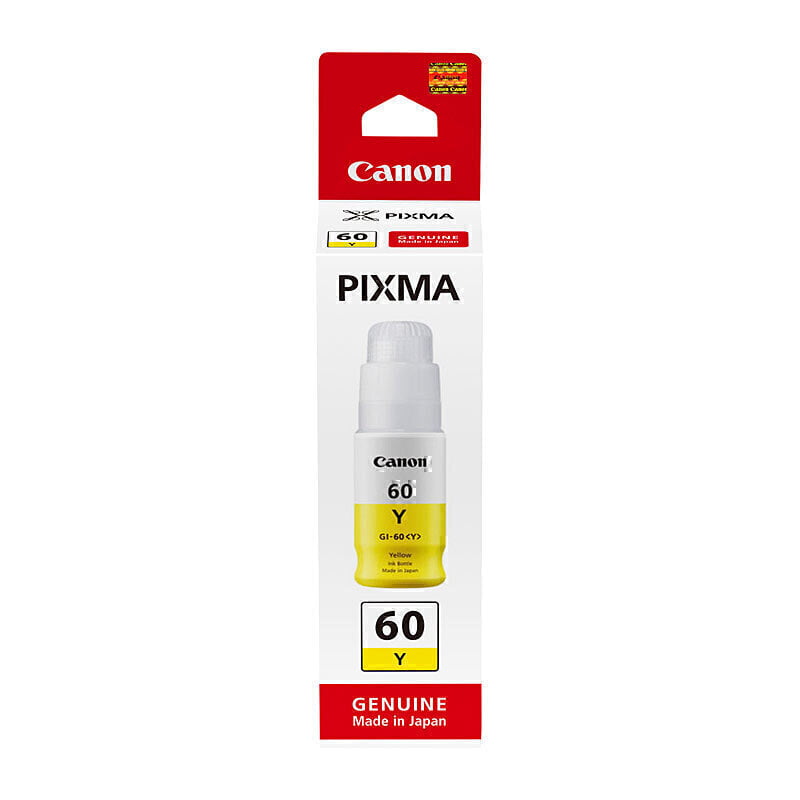 CANON GI-60 YELLOW GENUINE BOTTLE INK.