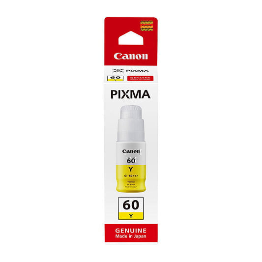 CANON GI-60 YELLOW GENUINE BOTTLE INK.