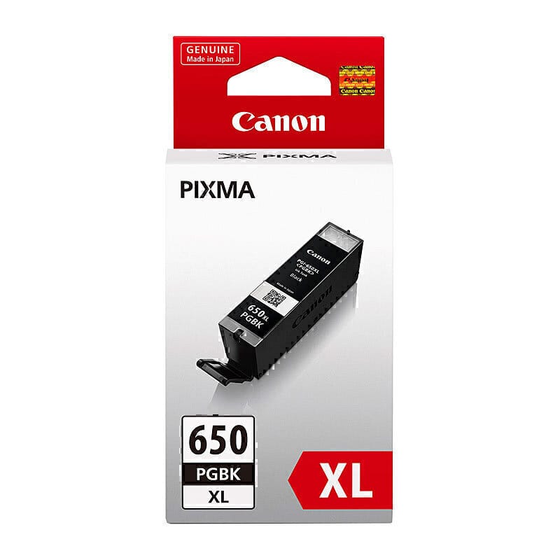 CANON PGI-650 XL BLACK GENUINE INK CARTRIDGE.