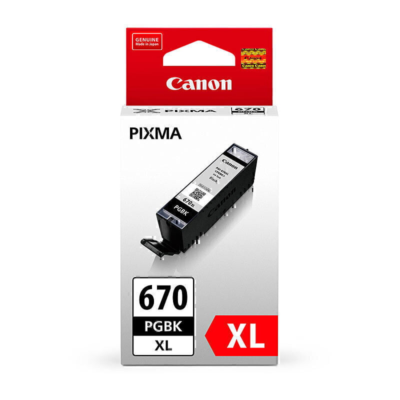 CANON PGI-670 XL BLACK GENUINE INK CARTRIDGE.