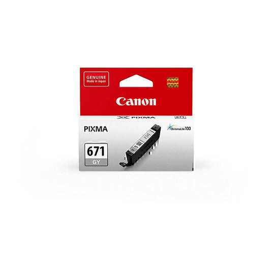 CANON CLI-671 GREY GENUINE INK CARTRIDGE.