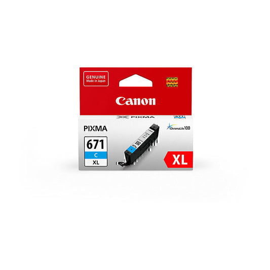 CANON 671XL CYAN GENUINE HIGH CAPACITY INK.