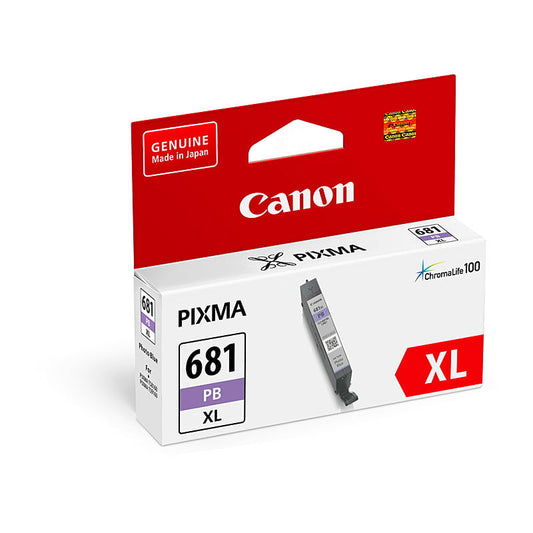 CANON CLI-681XL PHOTO BLUE GENUINE HIGH CAPACITY INK CARTRIDGE.