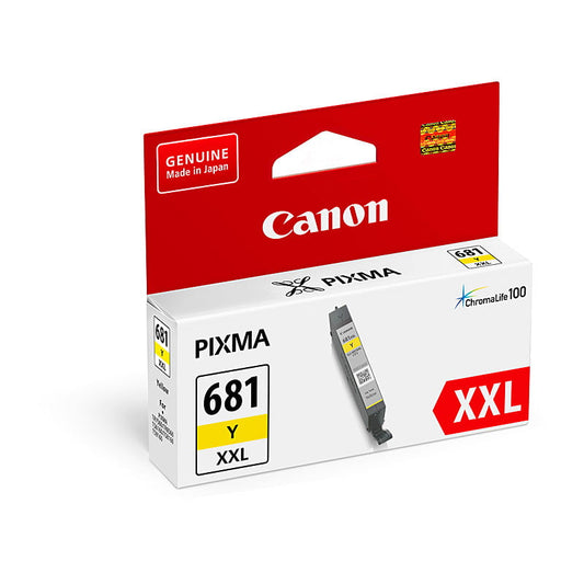 CANON CLI-681XXL YELLOW GENUINE EXTRA HIGH-CAPACITY ORIGINAL INK.