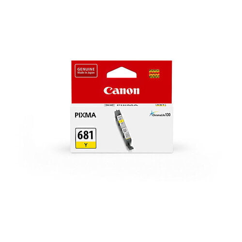 CANON CLI-681 YELLOW GENUINE INK CARTRIDGE.