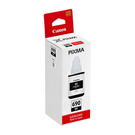 CANON GI-690 BLACK GENUINE BOTTLE INK.