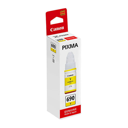 CANON GI-690 YELLOW GENUINE BOTTLE INK.