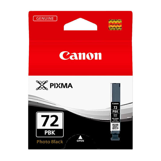CANON PGI-72 PHOTO BLACK GENUINE INK CARTRIDGE.