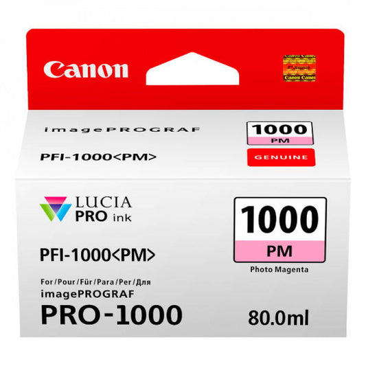 Canon PFI-1000PM Photo Magenta Genuine Ink Tank