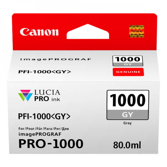 Canon PFI-1000GY Grey Genuine Ink Tank