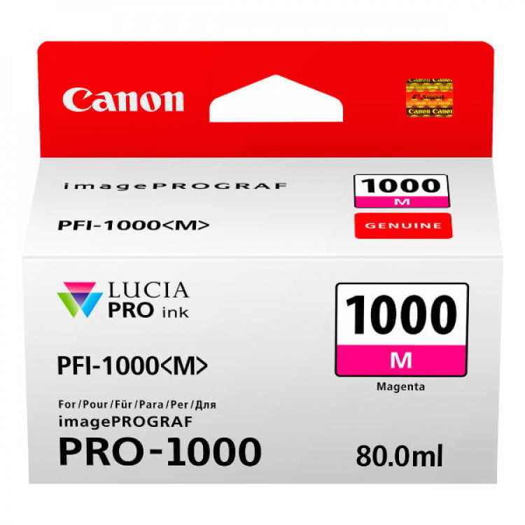 Canon PFI-1000M Magenta Genuine Ink Tank