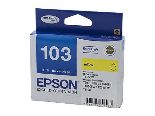 Epson 103 H/Y Yellow Genuine  Ink Cartridges