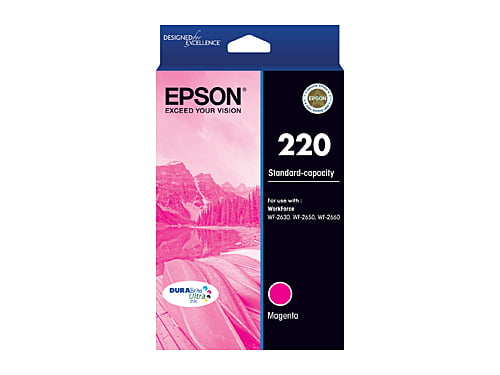 EPSON 220 MAGENTA INK CARTRIDGE.