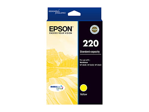 Epson 220 Yellow Genuine Ink Cartridge