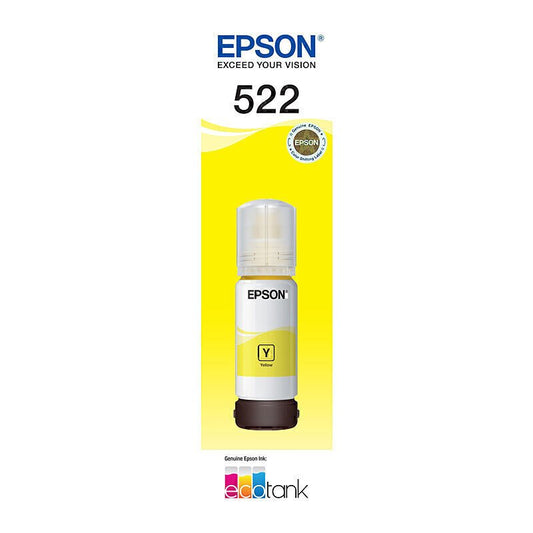 Epson T522 Yellow EcoTank Bottle Ink